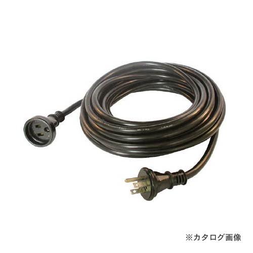 正和電工 WPE-10BK 防雨コード3芯 黒 10M 262444