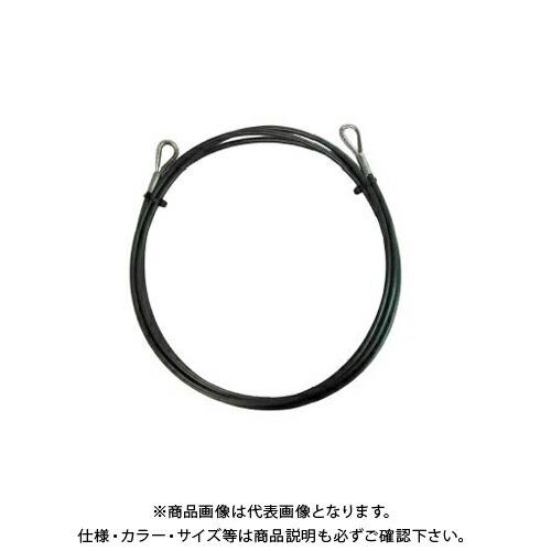 TRAD PVC被覆メッキ付ワイヤーロープ SUSコース 2.4×4 1m THW-2441C