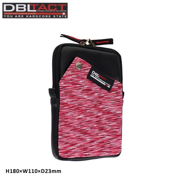 DBLTACT スパンデックスシリーズ マルチ収納ケース ワイド レッド DT-MSKW-KR