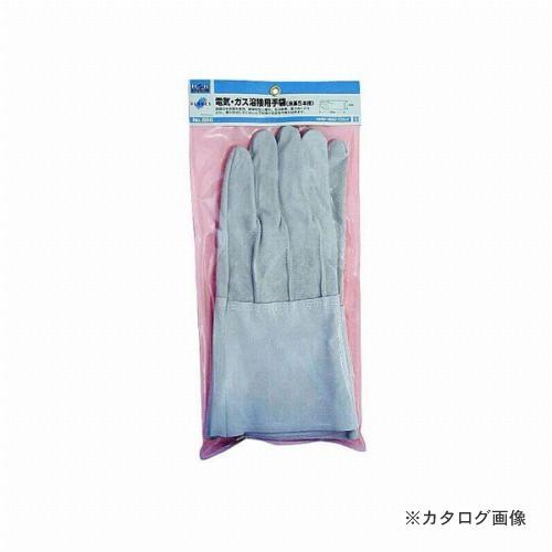 三共 H&amp;H 溶接用床皮手袋(5本指) #666