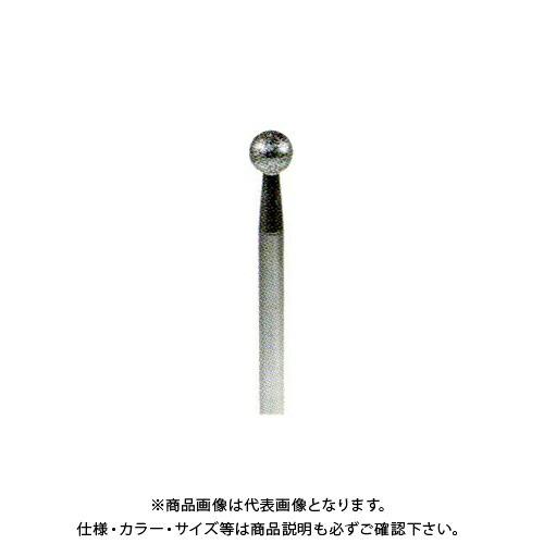 柳瀬 ヤナセ 電着ダイヤモンドバー 球型 φ5×5 φ3mm軸 (5本入) D05B