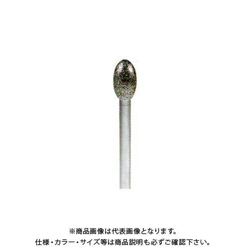 柳瀬 ヤナセ 電着ダイヤモンドバー 楕円形 φ6×10 φ3mm軸 (5本入) D06M
