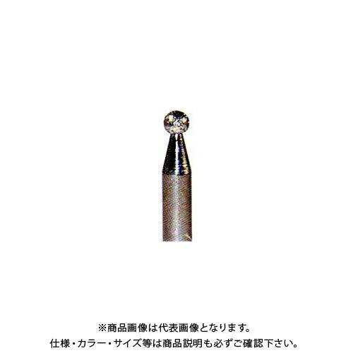 柳瀬 ヤナセ 電着ダイヤポイント 球型 φ2 φ2.35mm軸 (5本入) S2-126
