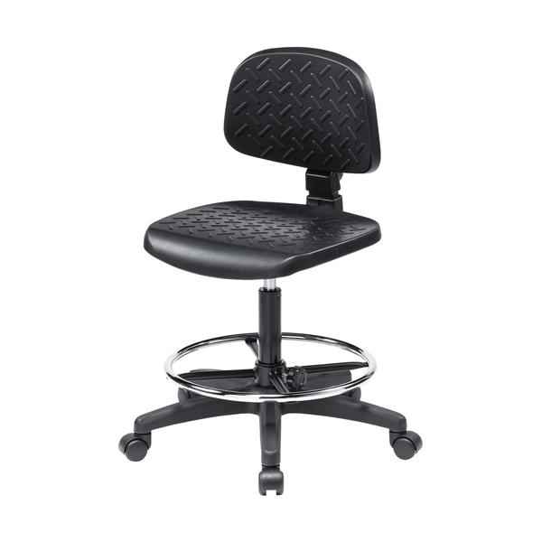 送料別途 直送品 サンワサプライ SANWA 作業用ワークチェア リクライニング機能 背もたれ前後調...