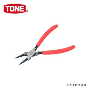 前田金属工業 トネ TONE スナップリングプライヤー (ストレートタイプ・穴用) SRPH-200｜plus1tools