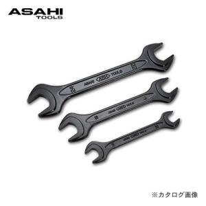 旭金属工業 アサヒ ASAHI 丸形両口スパナ強力タイプ 5.5mm×7mm SW0507｜plus1tools