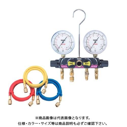 TASCO タスコ 4バルブマニホールドキット(150cmホース) TA122FM-2