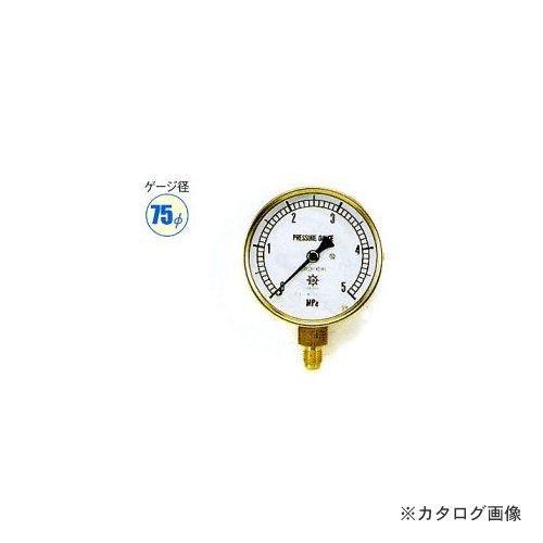 タスコ TASCO 圧力計 (1/4"フレア、下出し、75Φ、つば無) TA147F-250