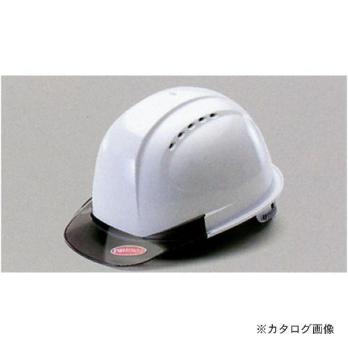タスコ TASCO ヒサシ透明ヘルメット(通気孔付)白 TA962AZ-1