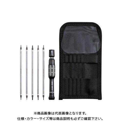 KTC 精密ラチェットドライバ ビット5本(先端10種) TDBRP6