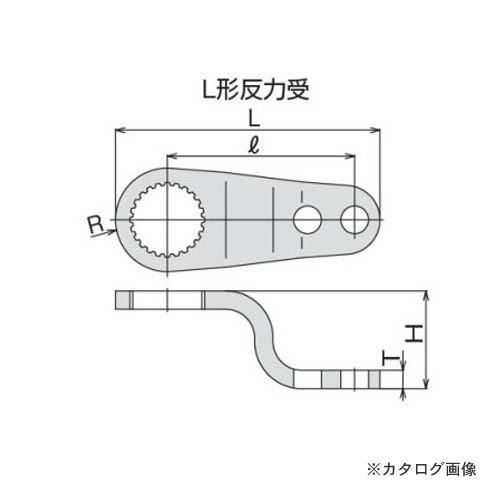 トネ TONE パワーデジトルク・電動パワーデジトルク用反力受 15SLH