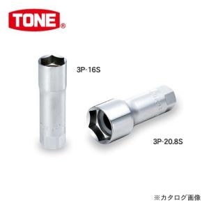前田金属工業 トネ TONE 9.5mm(3/8”) プラグソケット(6角・マグネット付) 3P-19S｜plus1tools