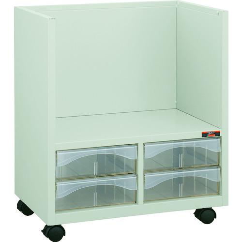 (送料別途)(直送品)TRUSCO 収納ケース キャスター付 下側A深型引出4個付 BS2A4-W2...