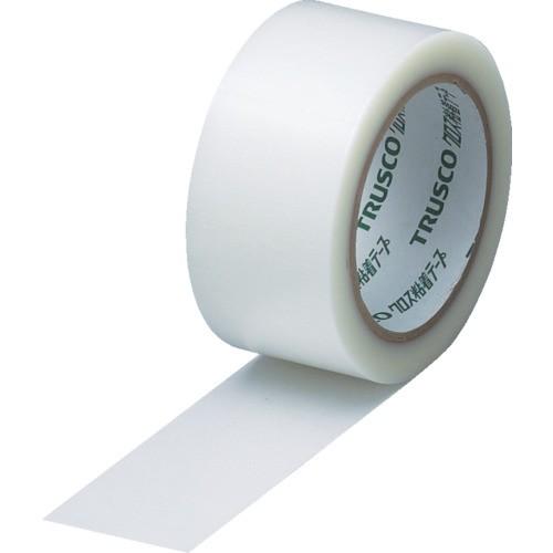 TRUSCO クロス粘着テープ 幅50mmX長さ25m クリア 透明 30巻 GCT-50:TM