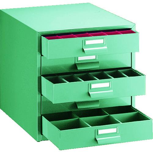 TRUSCO ツールケース 333X410XH348 引出5段 プラボックス付 PT-43EN