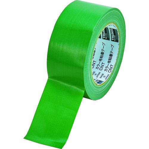 TRUSCO カラー布粘着テープ 幅50mm長さ25m グリーン CNT-5025-GN