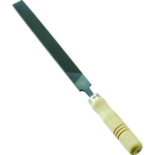 TRUSCO 鉄工用ヤスリ 木柄付 平 荒目 刃長200 THI200-01-S