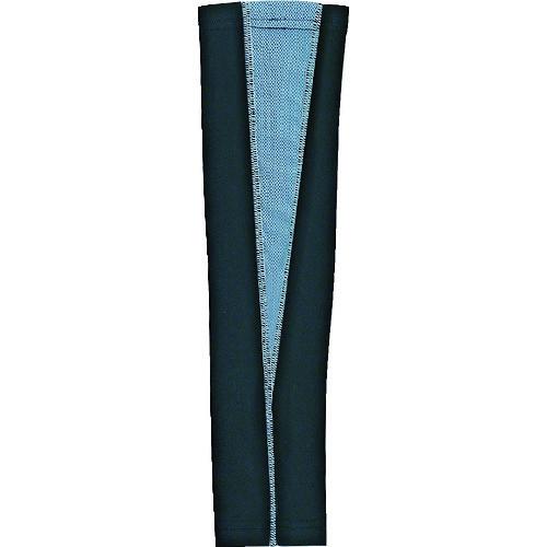 おたふく 冷感 パワーストレッチ アームカバーメッシュ ブラック×グレー JW-619-BK/GR