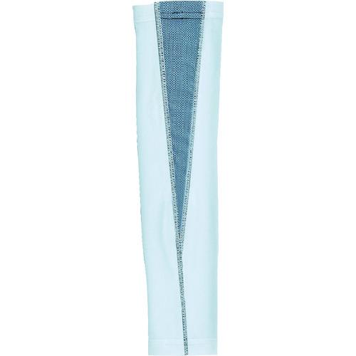 おたふく 冷感 パワーストレッチ アームカバーメッシュ ホワイト×グレー JW-619-WH/GR