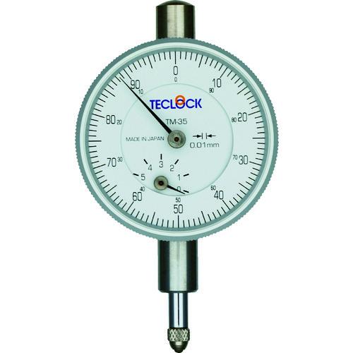 テクロック 小型ダイヤルゲージ 測定範囲0〜5mm TM-35