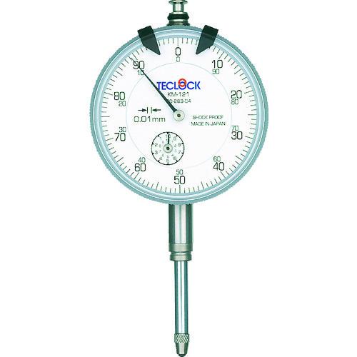 テクロック 標準型ダイヤルゲージ 測定範囲0〜20mm KM-121