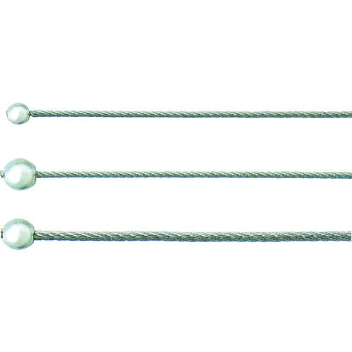 ニッサチェイン ステンカットワイヤー 1.0×1000mm 片ボール付 Y-501