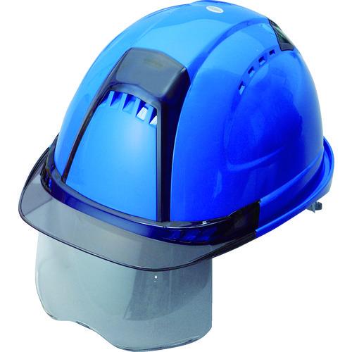 トーヨーセフティ ヘルメット ヴェンティープラス シールド面付 ロイヤルブルー NO.391F-S-...