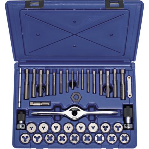 IRWIN PTSタップダイスセット(NC、NF、NPT) 40pcs 1835091
