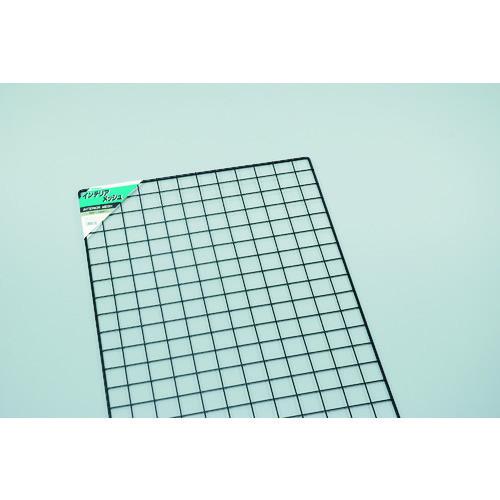 (送料別途)(直送品)光 メッシュパネル 黒 900×600mm PJ967-1