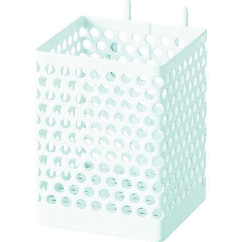 光 パンチングボード用パーツ 小物入れ 小 白 61×76(70)×80 PBW-802