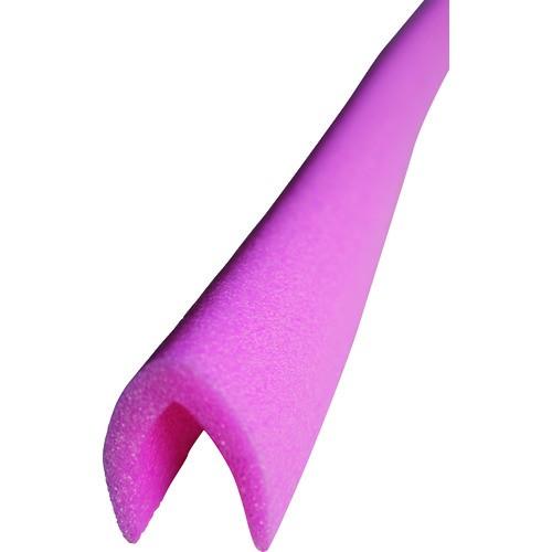 (送料別途)(直送品)ワニ印 コーナーガード L型ショックレス50 ピンク 1.7m 100本入り ...