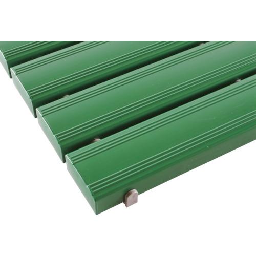 (送料別途)(直送品)テラモト 抗菌安全スノコ(完成品)400×1800mm 緑 MR-093-31...