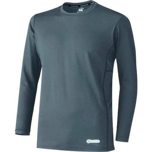 ミドリ安全 ベルデクセル 男女共用 長袖クールコアTシャツ VEC211上 グレー M VEC211...