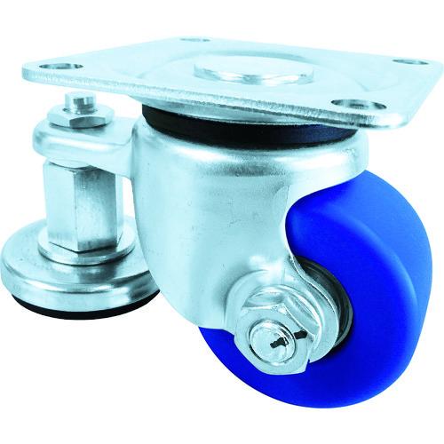 ユーエイ プレート式 自在 アジャスター付キャスター モノマーキャストナイロン 車輪径65mm AF...