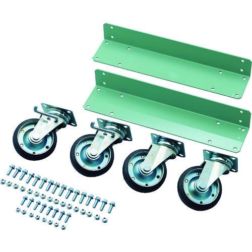 (個別送料2000円)(直送品)TRUSCO R3型用キャスターベースセット D600 Φ150ゴム...