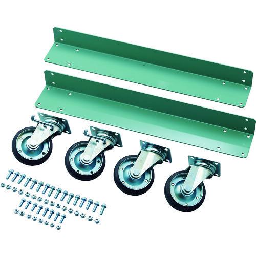 (個別送料2000円)(直送品)TRUSCO R3型用キャスターベースセット D870 Φ150ゴム...