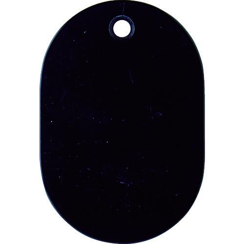 TRUSCO 小判札 大 60X40mm 5枚入 黒 THFL-BK