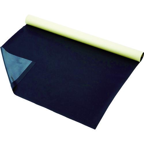 (送料別途)(直送品)TRUSCO プロテクトシート テープ付 黒 1500X1M 5枚入 紙管1本...