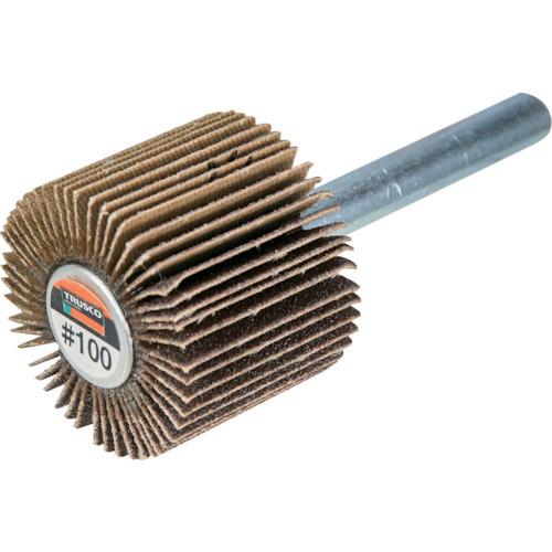 TRUSCO フラップホイール 外径40X幅25X軸径6 (5個入) #100 100# UF402...