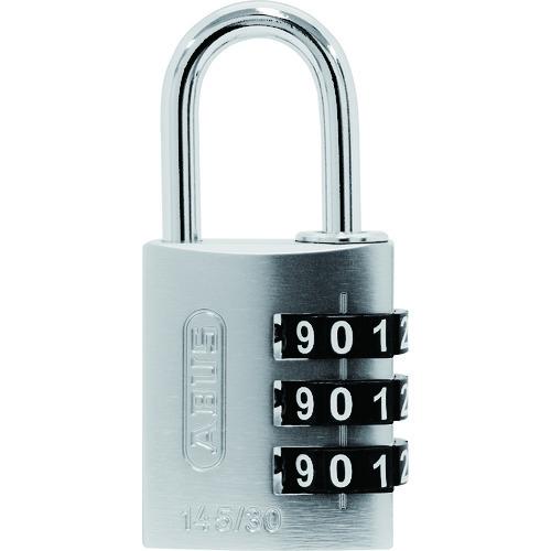 ABUS ナンバー可変式ダイヤル錠 145-BigD/30 SILVER 幅31mm ツル径5mm ...