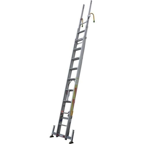 (送料別途)(直送品)ナカオ 3連伸縮ハシゴ レン太 8m アウトリガー 屋根上セット付 3REN-...