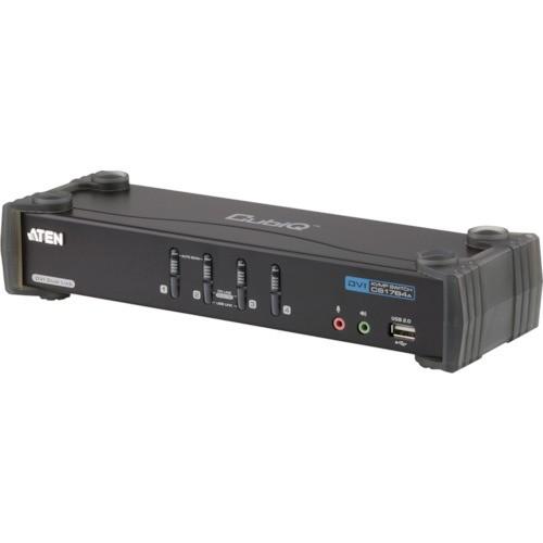 ATEN KVMPスイッチ 4ポート / DVI / デュアルリンク / USB2.0ハブ搭載 CS...