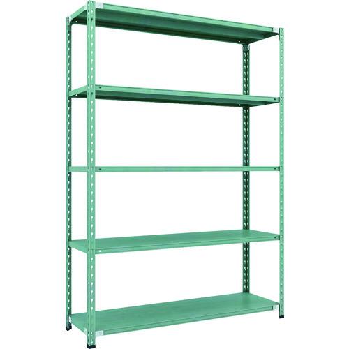 (直送品)TRUSCO CB型セミボルトレス軽量棚 1500X450XH21005段 グリーン CB...