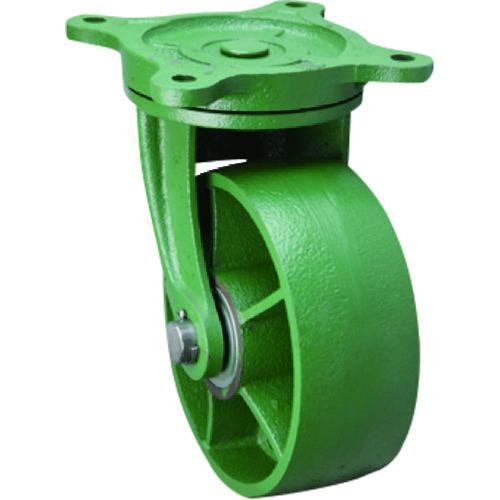 (送料別途)(直送品)東北車輛製造所 幅広型自在金具付鉄車輪 250X75TBRFB