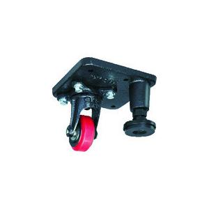 (送料別途)(直送品)東北車輛製造所 アジャスター付プレート型キャスターウレタン TCALZ-U