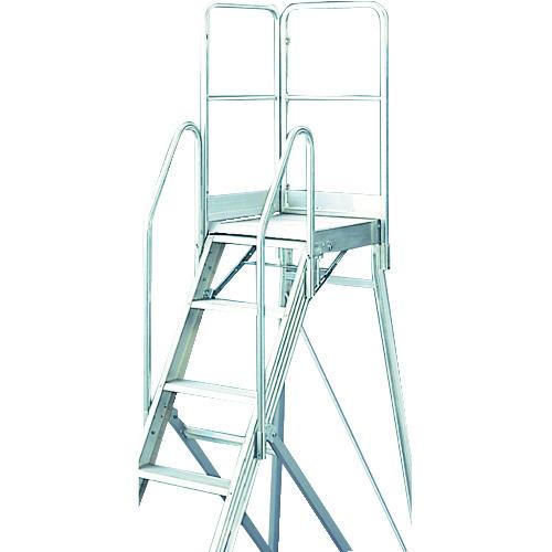 (送料別途)(直送品)TRUSCO 踏み台TDAD用片側開口手すり 高さ900mm TDAD-TK
