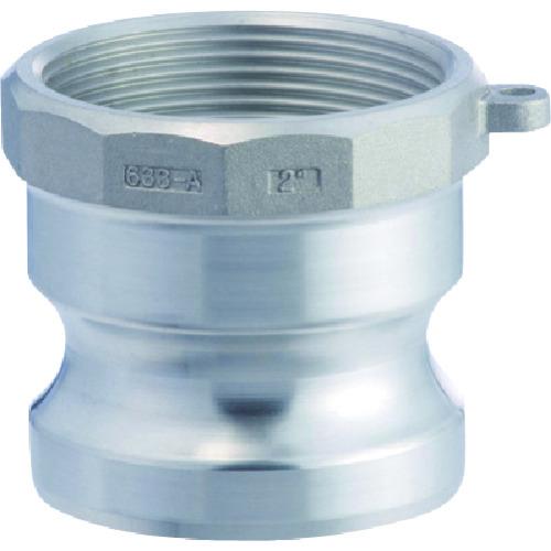 トヨックス カムロックアダプター メネジ アルミ 1-1/2インチ AL 633-AB-1-1/2-...