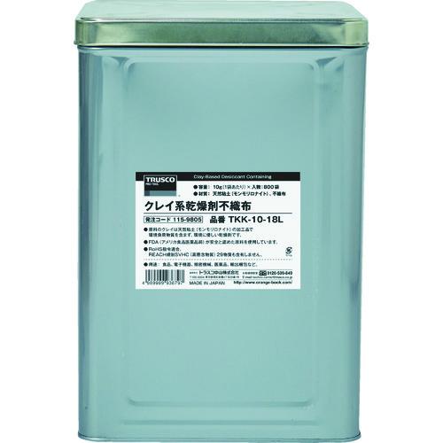 (送料別途)(直送品)TRUSCO クレイ系乾燥剤不織布 20g 400個入 1斗缶 TKK-20-...