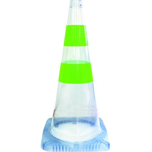 (送料別途)(直送品)グリーンクロス 安全コーン まる見えコーン 緑反射 1105230101