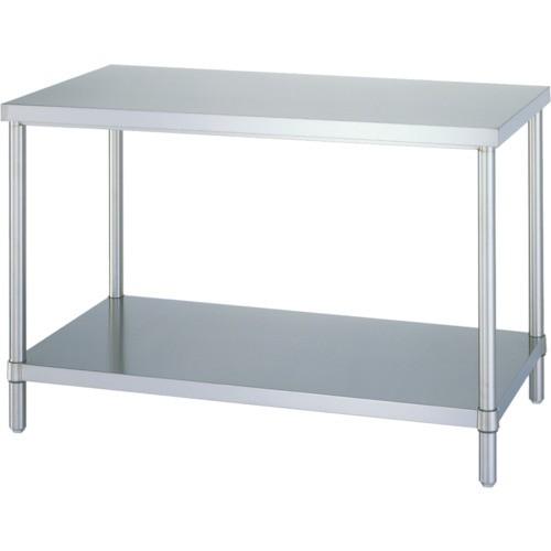 (直送品)シンコー ステンレス作業台ベタ棚 間口1800×奥行900×高さ800 WB-18090